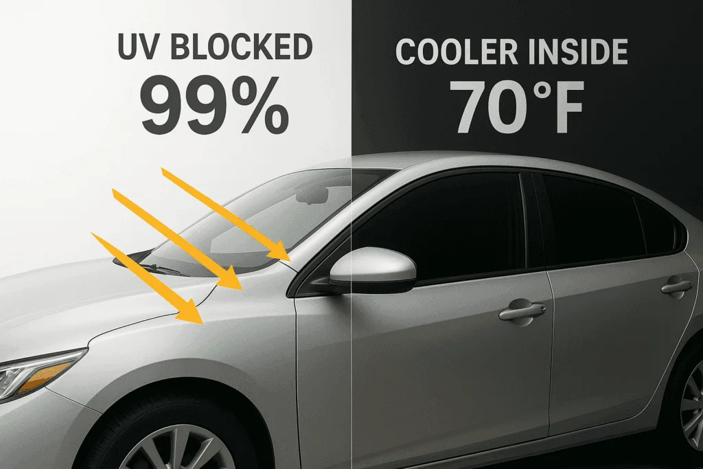 premium car tinted
